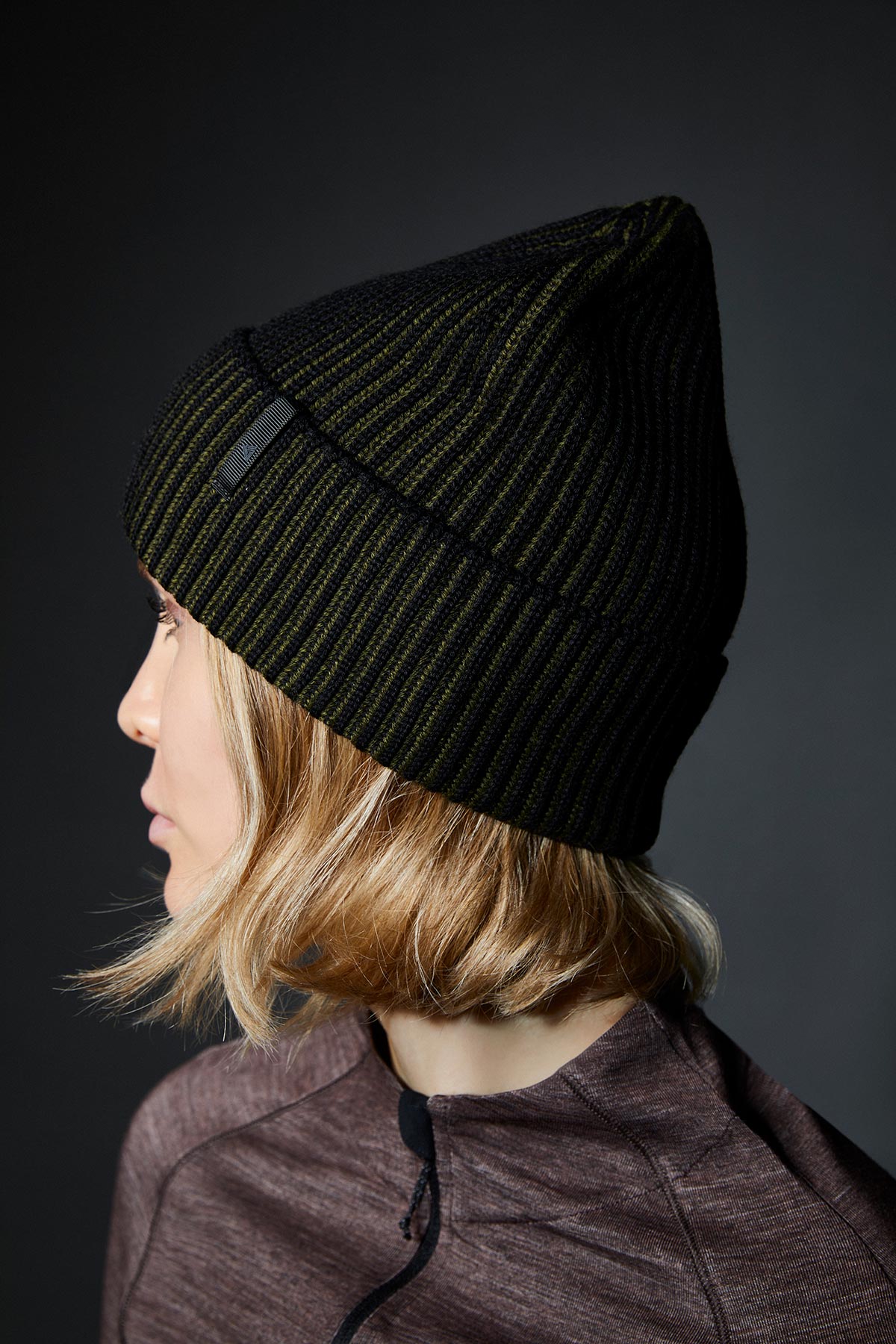 Knit Wool Beanie green - Audant