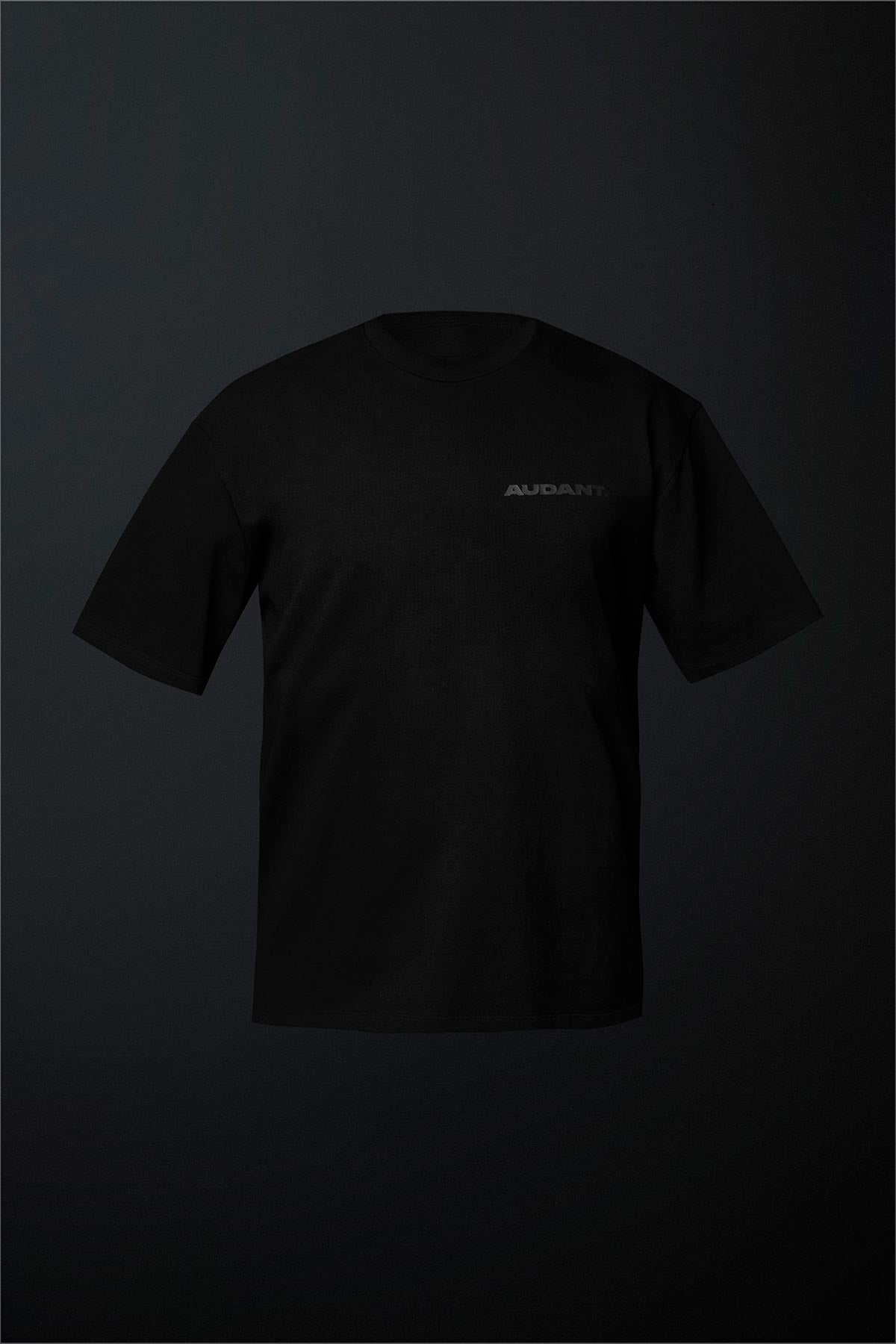 Crew Tee Printed Black - Audant