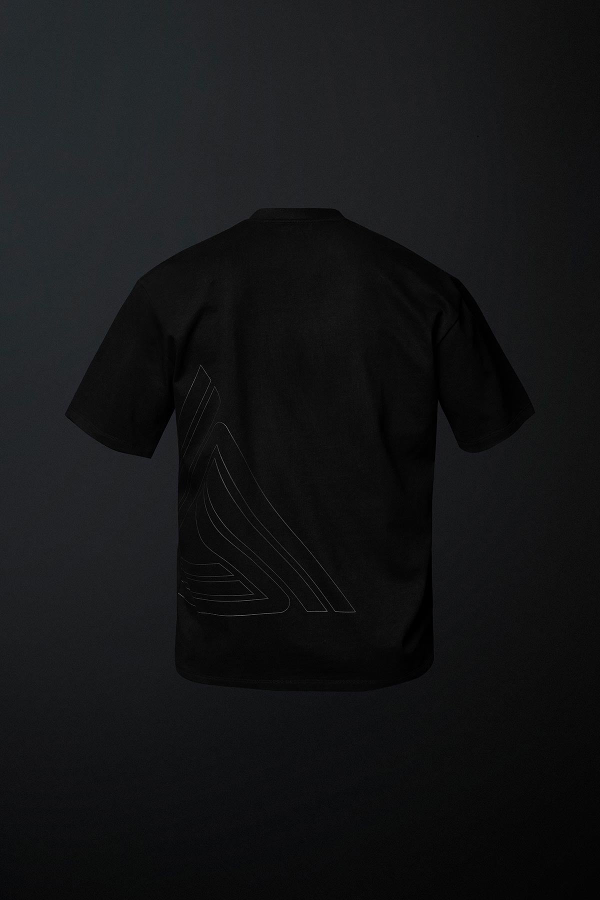Crew Tee Printed Black - Audant