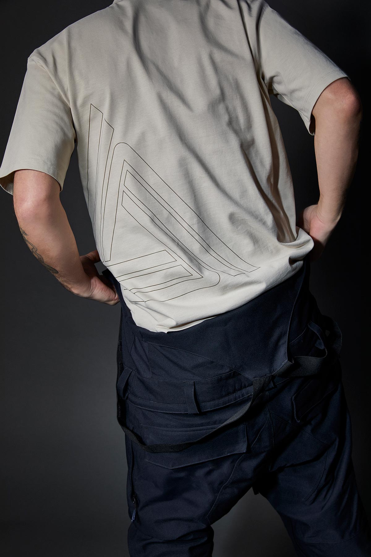 Crew Tee Printed Sand - Audant